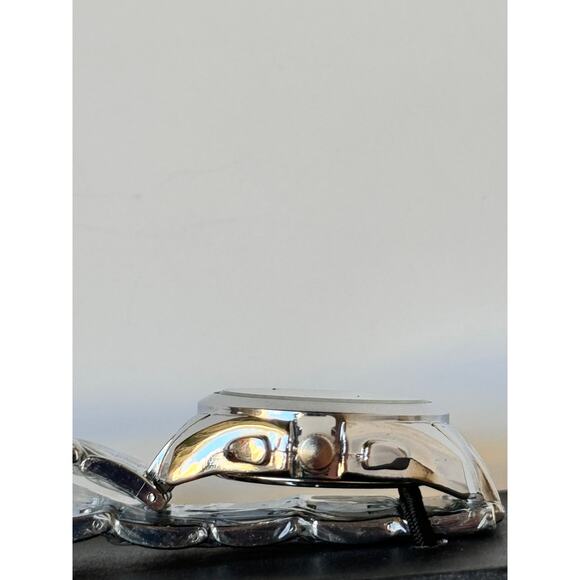 NWT Nouveau Silver Stainless Steel Multi Function Watch